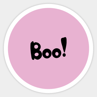 Boo lettering Sticker